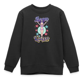 Gymnastics Beam Queen - Kids Premium Organic Sweatshirt - black - Front - AI Model Kid Female (0cm)