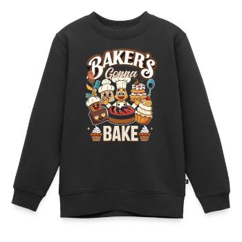 Mieux faire vivre le monde - Sweat Premium enfant bio - noir - Devant - AI Model Kid Female (0cm)
