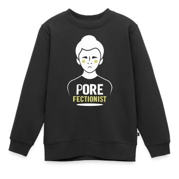 Lasers pour la peau - Taches pigmentaires Grains de beauté Soins de la peau - Sweat Premium enfant bio - noir - Devant - AI Model Kid Female (0cm)