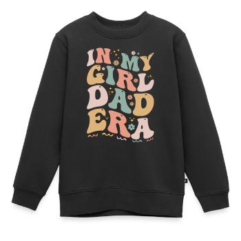 In My Girl Dad Ära Lustiges Mädchen Dads Club - Neuer Vater - Kinder Premium Organic Sweatshirt - Schwarz - Vorne - AI Model Kid Female (0cm)
