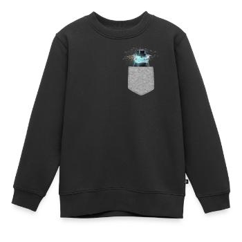 Mücke wird von elektronischem Insektenvernichter angezogen - Kinder Premium Organic Sweatshirt - Schwarz - Vorne - AI Model Kid Female (0cm)