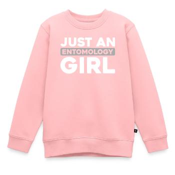 Entomologie Entomologe Insekt - Kinder Premium Organic Sweatshirt - Rosa - Vorne - AI Model Kid Female (0cm)