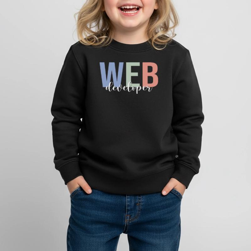 Web Developer Coding Programmer Programming Kids Premium Organic Sweatshirt
