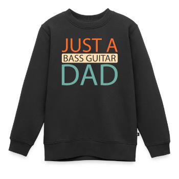 Bassist Bass Gitarre Basser - Kinder Premium Organic Sweatshirt - Schwarz - Vorne - AI Model Kid Female (0cm)
