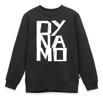 -DY-NA-MOs- - Kinder Premium Organic Sweatshirt - Schwarz - Vorne - AI Model Kid Female (0cm)