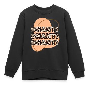 Yogi-Shirt mit Shanti-Motiv - Kinder Premium Organic Sweatshirt - Schwarz - Vorne - AI Model Kid Female (0cm)