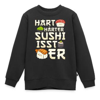 Sushi - Kinder Premium Organic Sweatshirt - Schwarz - Vorne - AI Model Kid Female (0cm)