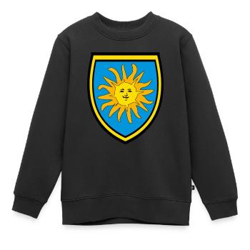 Koper, ville slovène - Sweat Premium enfant bio - noir - Devant - AI Model Kid Female (0cm)