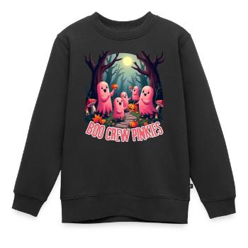 Mignon Drôle Fantômes Rose Halloween Chemise Unisexe Enfants - Sweat Premium enfant bio - noir - Devant - AI Model Kid Female (0cm)