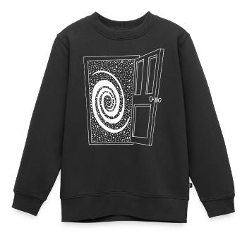 Offene Tür zum Universum - Kinder Premium Organic Sweatshirt - Schwarz - Vorne - AI Model Kid Female (0cm)