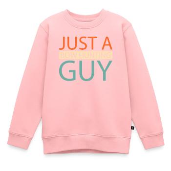 Bogenjagd Bogenjäger juste un chasseur à l’arc - Sweat Premium enfant bio - rose - Devant - AI Model Kid Female (0cm)