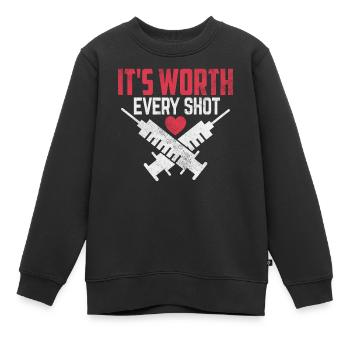 Drôle FIV Prélèvement d’ovules Jour Embryologie - Sweat Premium enfant bio - noir - Devant - AI Model Kid Female (0cm)