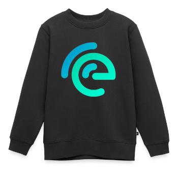 Digital Pulse - The Emblem of Connectivity - Kinder Premium Organic Sweatshirt - Schwarz - Vorne - AI Model Kid Female (0cm)