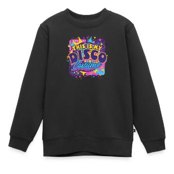 Das ist mein 70er Jahre Kostüm - Kinder Premium Organic Sweatshirt - Schwarz - Vorne - AI Model Kid Female (0cm)