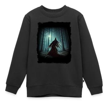 Baba Yaga - Slawischer Albtraum - Kinder Premium Organic Sweatshirt - Schwarz - Vorne - AI Model Kid Female (0cm)