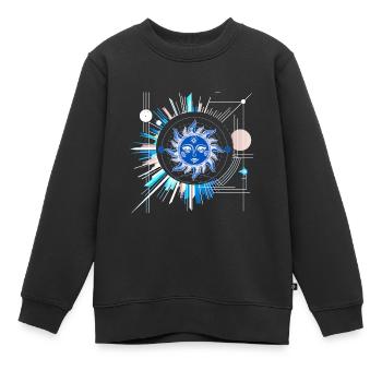 Tarot Karte Okkult Astrologie gothic esoterik - Kinder Premium Organic Sweatshirt - Schwarz - Vorne - AI Model Kid Female (0cm)