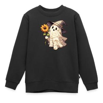 Alcool en papier aux tournesols - Sweat Premium enfant bio - noir - Devant - AI Model Kid Female (0cm)