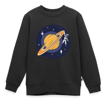 Astronaut - Kinder Premium Organic Sweatshirt - Schwarz - Vorne - AI Model Kid Female (0cm)
