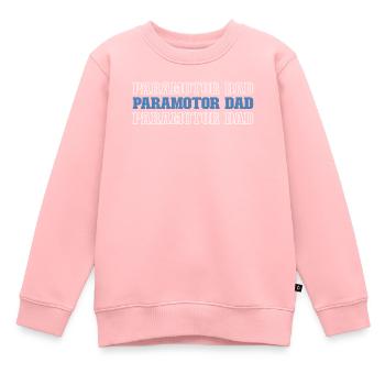 Paramotor Gleitschirmfliegen - Kinder Premium Organic Sweatshirt - Rosa - Vorne - AI Model Kid Female (0cm)