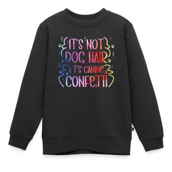 Hundegruamwelpen Haustier -Pflege -Job Salon - Kinder Premium Organic Sweatshirt - Schwarz - Vorne - AI Model Kid Female (0cm)