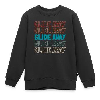 Paramotor Gleitschirmfliegen - Kinder Premium Organic Sweatshirt - Schwarz - Vorne - AI Model Kid Female (0cm)