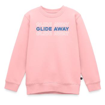 Paramotor Gleitschirmfliegen - Kinder Premium Organic Sweatshirt - Rosa - Vorne - AI Model Kid Female (0cm)