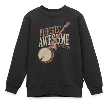 Banjo - Sweat Premium enfant bio - noir - Devant - AI Model Kid Female (0cm)