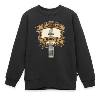 Banjo - Sweat Premium enfant bio - noir - Devant - AI Model Kid Female (0cm)