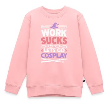 Cosplay Cosplayer - Sweat Premium enfant bio - rose - Devant - AI Model Kid Female (0cm)
