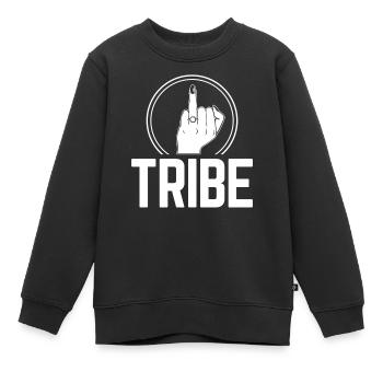 Tribe Douche nuptiale Bachelorette - Sweat Premium enfant bio - noir - Devant - AI Model Kid Female (0cm)