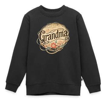 Celebrate the Heart and Warmth of the Grandma Family - Kids Premium Organic Sweatshirt - black - Front - AI Model Kid Female (0cm)