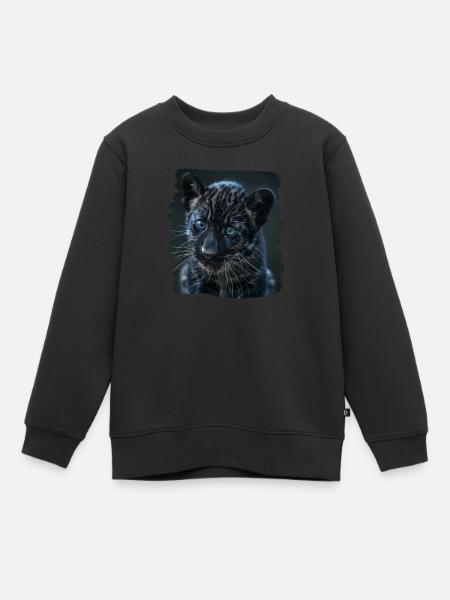 Panthers Panther - Kinder Premium Organic Sweatshirt - Schwarz