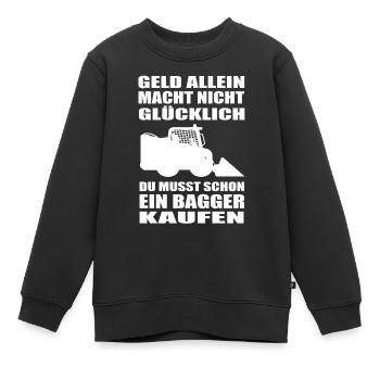 Paysagiste - Sweat Premium enfant bio - noir - Devant - AI Model Kid Female (0cm)
