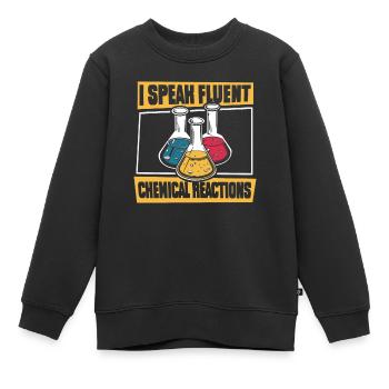 Ingénieur chimiste - Sweat Premium enfant bio - noir - Devant - AI Model Kid Female (0cm)