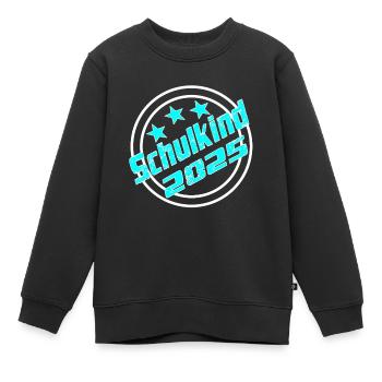 Schulkind 2025 Schulanfang Grundschule Kind - Kinder Premium Organic Sweatshirt - Schwarz - Vorne - AI Model Kid Female (0cm)