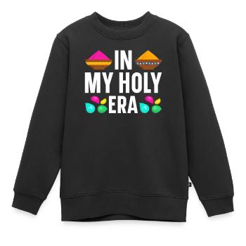 Holi India Holi Festival Happy Holi Fest - Kids Premium Organic Sweatshirt - black - Front - AI Model Kid Female (0cm)