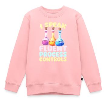 Opérateurs chimiques - Sweat Premium enfant bio - rose - Devant - AI Model Kid Female (0cm)