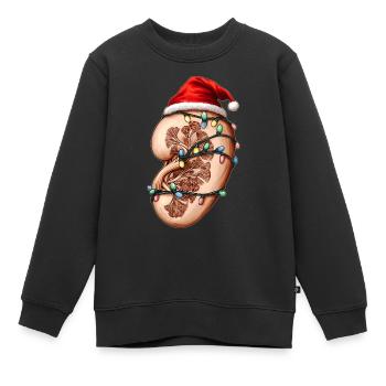 Dialyse-Techniker Dialyse-Techniker Lunge - Kinder Premium Organic Sweatshirt - Schwarz - Vorne - AI Model Kid Female (0cm)