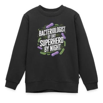 Bakteriologe - Kinder Premium Organic Sweatshirt - Schwarz - Vorne - AI Model Kid Female (0cm)