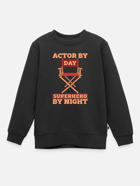 Acteur - Sweat Premium enfant bio - noir