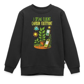 Scientifique de l’environnement - Sweat Premium enfant bio - noir - Devant - AI Model Kid Female (0cm)