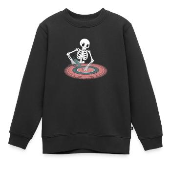 Diy-teppich Lustiger Teppich Tufting - Kinder Premium Organic Sweatshirt - Schwarz - Vorne - AI Model Kid Female (0cm)