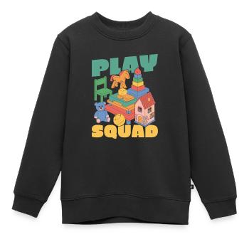 Éducateur de la petite enfance Kader - Sweat Premium enfant bio - noir - Devant - AI Model Kid Female (0cm)