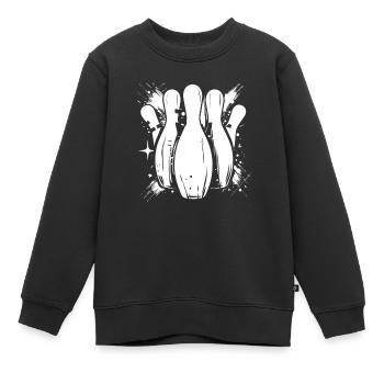 Skittles - Sweat Premium enfant bio - noir - Devant - AI Model Kid Female (0cm)