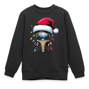 Kniegelenkersatz Bionische Chirurgie Weihnachtsmüt - Kinder Premium Organic Sweatshirt - Schwarz - Vorne - AI Model Kid Female (0cm)