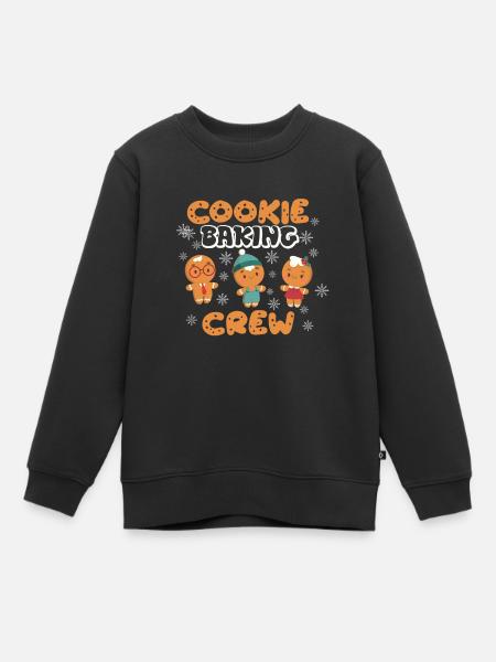 Cookie Baking Crew Konditorei Bäcker Bake Bäcker - Kinder Premium Organic Sweatshirt - Schwarz