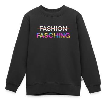 Fasching - Karneval - Kinder Premium Organic Sweatshirt - Schwarz - Vorne - AI Model Kid Female (0cm)
