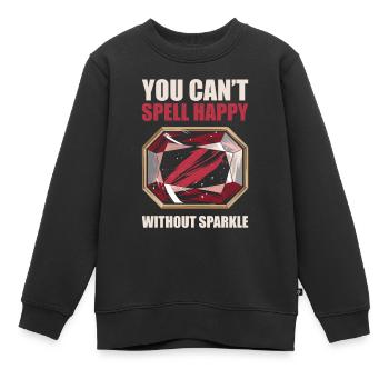 Pierres précieuses - Sweat Premium enfant bio - noir - Devant - AI Model Kid Female (0cm)