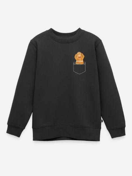 Plätzchen - Kinder Premium Organic Sweatshirt - Schwarz