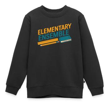 Grundschullehrer Team - Kinder Premium Organic Sweatshirt - Schwarz - Vorne - AI Model Kid Female (0cm)